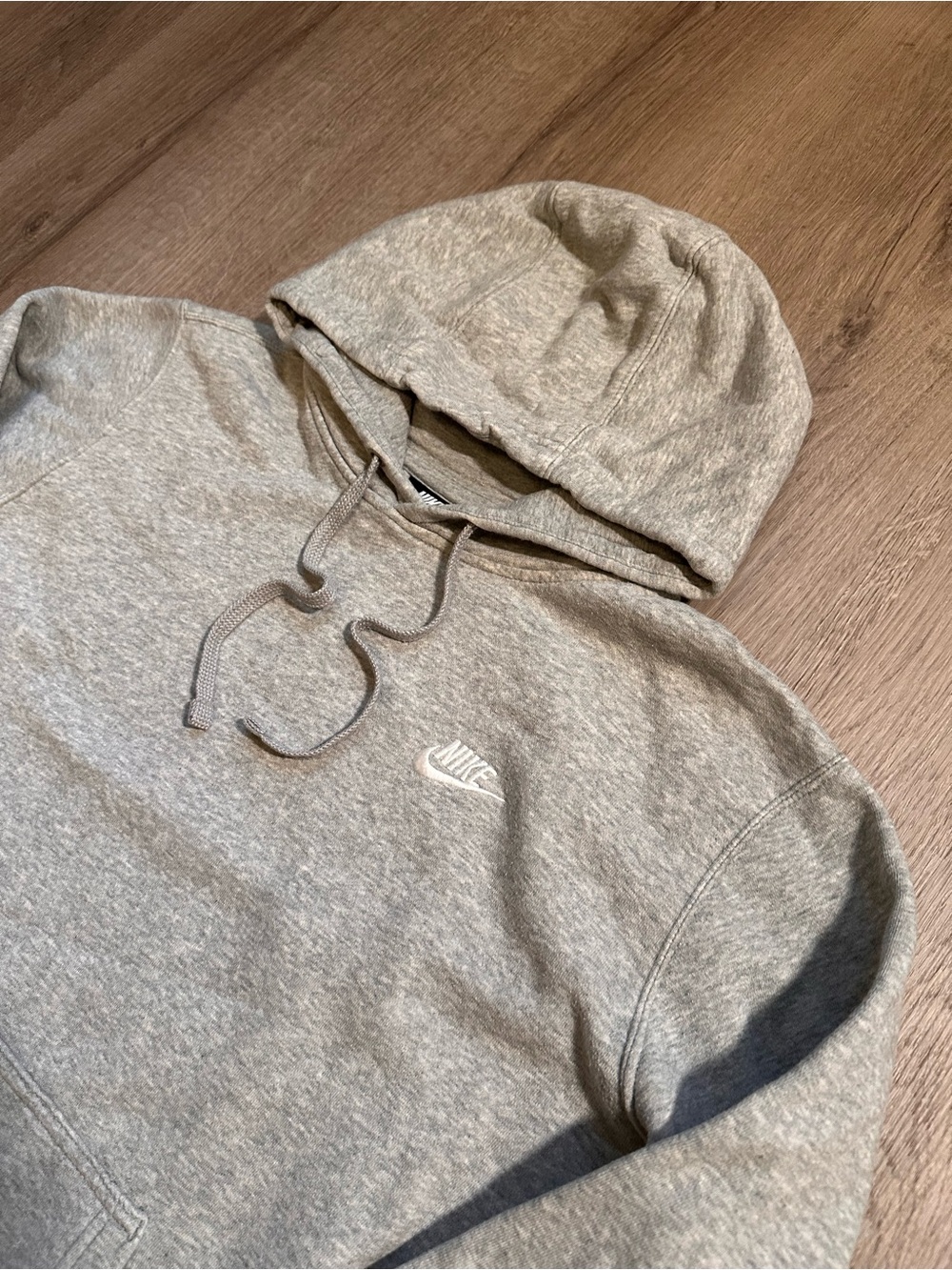 Nike Heather Gray Pullover Hoodie